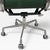 Metal Herman Miller Eames Aluminum Group Soft Pad Management Chair - Green Leather For Sale - Image 7 of 10