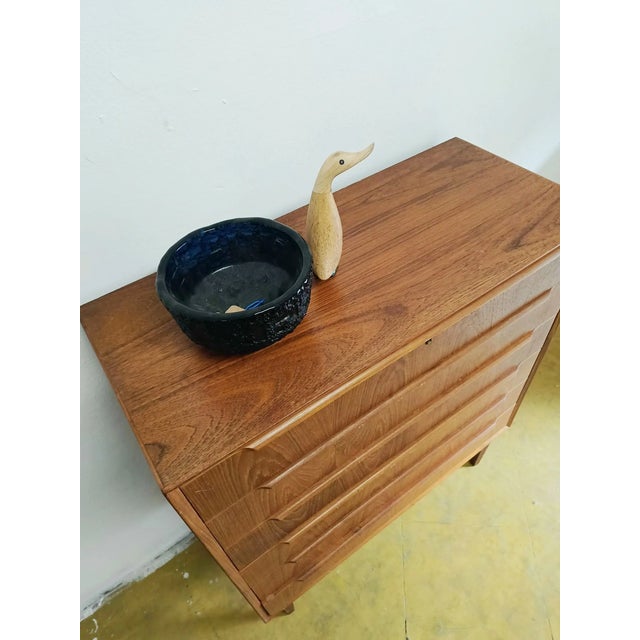 Vintage Danish Teak Chest of Drawers, 1950s For Sale - Image 6 of 9