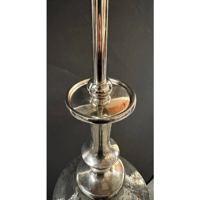 2000 - 2009 Modern Silver Cone Pendant in Antiqued Finish For Sale - Image 5 of 10