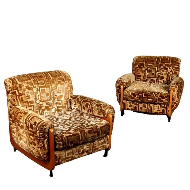Set of Vintage Armchairs, 1970s For Sale - Image 10 of 10