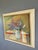 1950s 1957 Mid-Century Modern 'Bouquet in Afternoon Light' Swedish Expressive Original Still Life Oil Painting, Framed For Sale - Image 5 of 13
