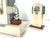 French Art Deco Marble & Onyx Mantel Clock, 1930s, Set of 3 For Sale - Image 4 of 18