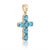 Designed with an eye-catching Swiss blue radiance, this piece uses a structured multi-stone framework where the horizontal...