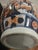 Ceramic 1920s Japanese Imari Style Porcelain Covered Ginger Jar Temple Jar Cherry Blossom Cobalt Blue Iron Red Gold For Sale - Image 7 of 12