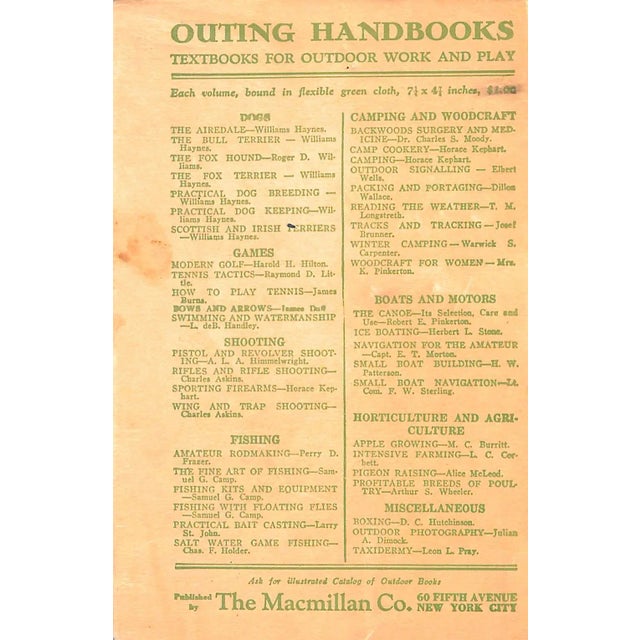 Traditional "The Fine Art of Fishing" 1941 Camp, Samuel G. For Sale - Image 3 of 5