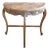 Early Carved Demilune Side Table For Sale