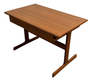 Attributed to Kai Kristiansen Danish Modern Teak Side Table for Vildbjerg, 1950's