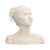 French Vintage Plaster Bust of a Lady For Sale - Image 9 of 9