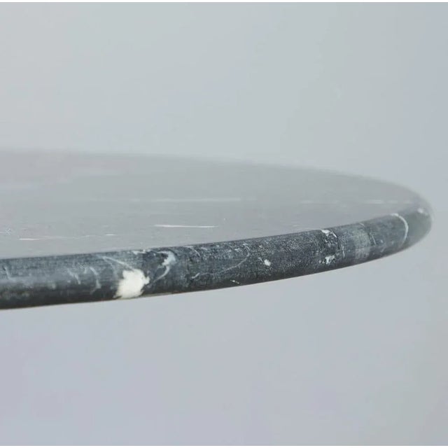Black Nero Marquina Marble Coffee Table, 1970s For Sale - Image 8 of 9