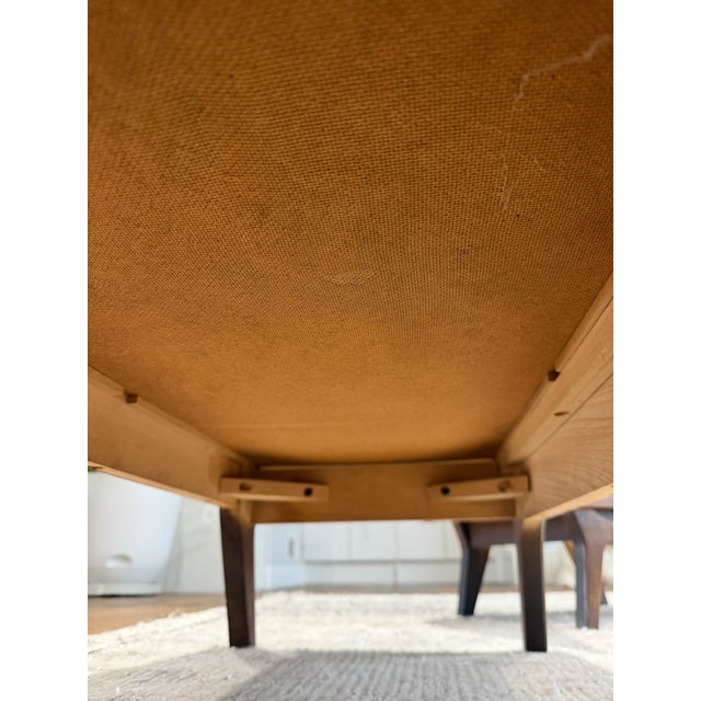 Mid-Century Modern Walnut Tall Chest / Highboy Dresser – Sculptural Front, 1960s Kent Coffee Style For Sale - Image 10 of 10