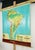 Traditional Vintage Cram's Physical Political South America Roll Up School Map For Sale - Image 3 of 11