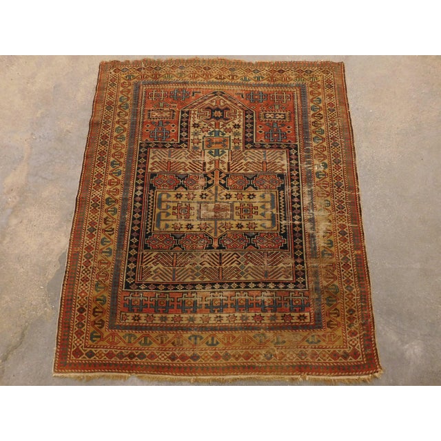 Antique Caucasian Prayer Rug Chairish