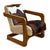 Farmhouse Brown & White Farmhouse Deco Cow Side Chair For Sale - Image 3 of 6