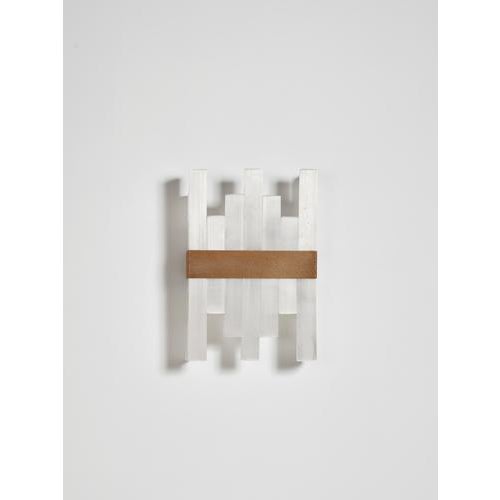 Bronze and selenite selenor wall sconce by matlight milano dimensions: d 11 x w 28 x h 42 cm. Materials: selenite and...