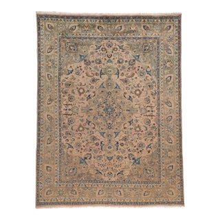 Mid 20th Century Mid 20th Century Vintage Persian Khorassan Rug - 08'01 X 10'07 For Sale