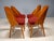 Set of four mid-century dining chairs designed by Antonín Šuman and produced by Tatra nábytok Pravenec in Czechoslovakia...