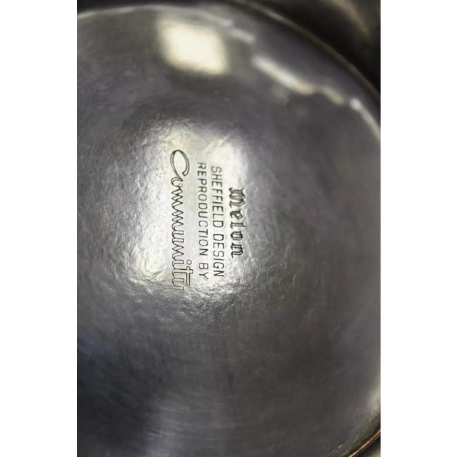 Early 20th Century Old English Melon Community Plate Silver Plated