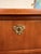 Copper Mid-20th Century Baker Furniture Empire Cherry & Burl Wood Highboy Dresser For Sale - Image 8 of 12