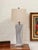 Mid 20th Century Silver Tone Designer Lamp For Sale In Los Angeles - Image 6 of 10