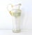 Late 19th Century Antique Hand-Painted Neoclassical Wreath Pitcher and Glasses - Set of 3 For Sale - Image 5 of 9