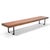 This striking bench was created in 1967 by an architect for a home he designed. The unique piece has a mahogany top with...
