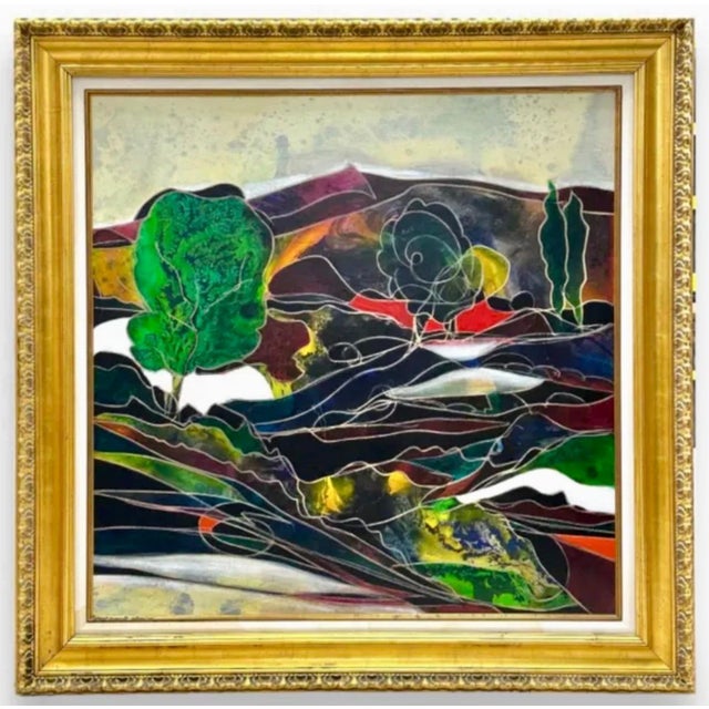 Late 20th Century Eugene Abeshaus, Eve and the Snake in the Garden of Eden, 1977 For Sale - Image 5 of 6