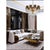 Collection Urano Chandelier in Metal with Crystal and Glass by Jago For Sale - Image 6 of 7