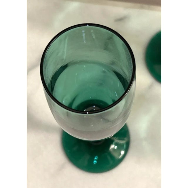 Glass Libbey Juniper Champagne Flutes - New in Box, S/12 For Sale - Image 7 of 11