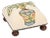 Lemon Tree Vase Tapestry Footstool For Sale
