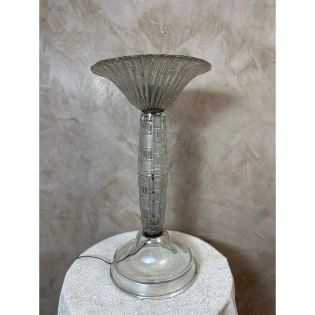Vintage Table Lamp in Murano Glass, 1950 For Sale - Image 4 of 18