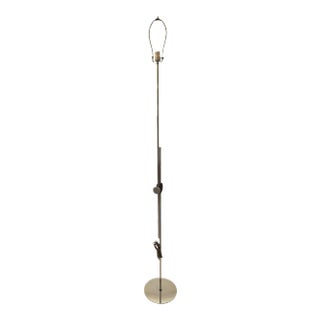 1970s Vintage Robert Sonneman Chrome Floor Lamp For Sale