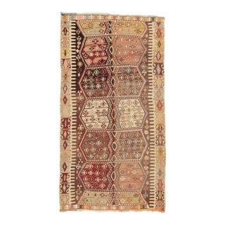 Vintage Turkish Chorum Kilim Rug For Sale