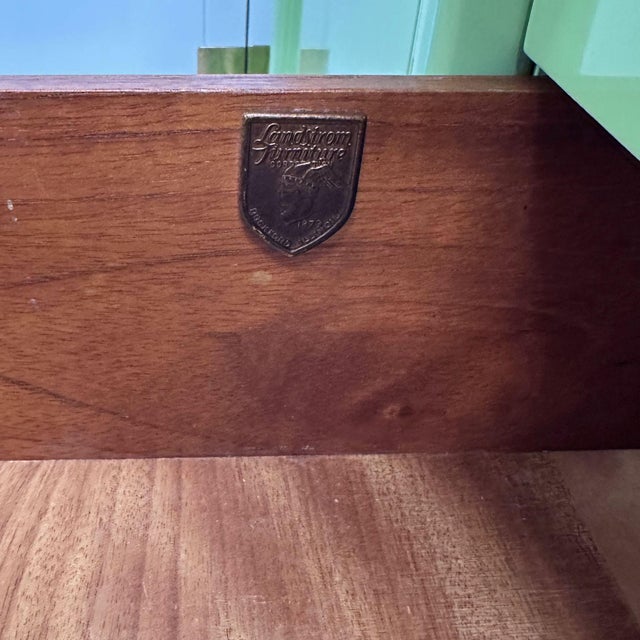 1970s Langstrom Chinoiserie Lacquered Buffet For Sale In Portland, OR - Image 6 of 6