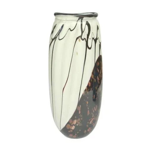 Glass Vintage Murano Glass Vase For Sale - Image 7 of 7