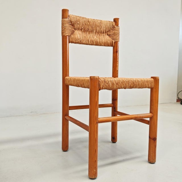 Chairs in Fir Wood and Rope by Raffaello Biagetti from Atelier Biagetti, 1970s , Set of 4 For Sale - Image 13 of 18