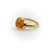 Metal 1990s 18k Gold Hand Carved Mexican Fire Oral Feu Ring by Tony Malmed, Size 7.25 For Sale - Image 7 of 12