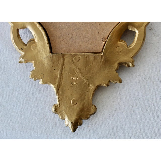 Italian Rococo Style Gilt Molded Wall Mirrors-A Pair For Sale - Image 10 of 10