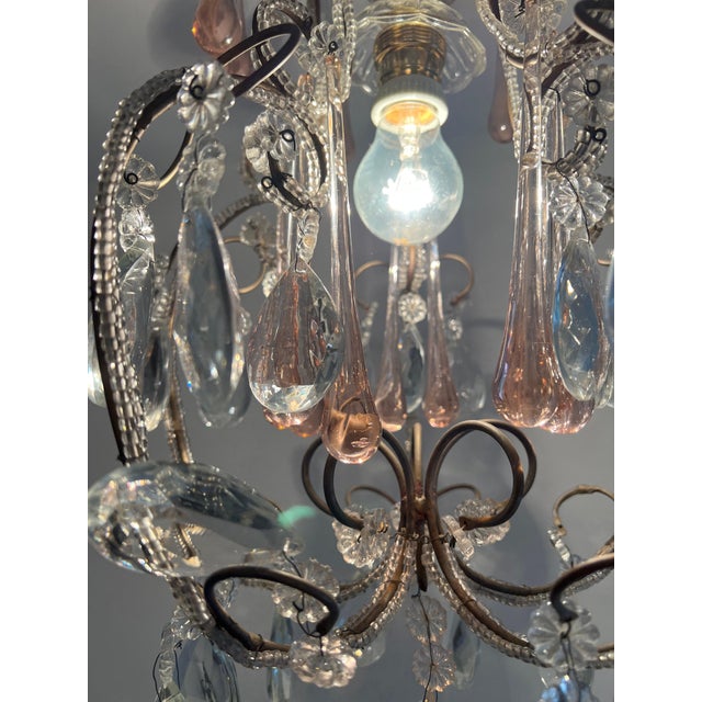 Hepburn's Tears Murano Chandelier, 1950s For Sale - Image 17 of 18