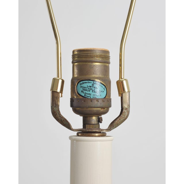 Pair of Wilshire House Porcelain Ginger Jar Table Lamps (No Shades Included) For Sale - Image 13 of 18