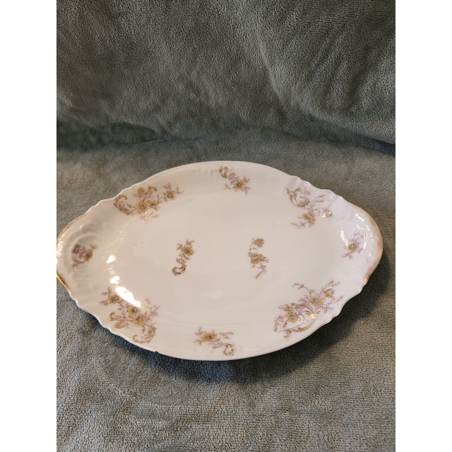 Rare Antique Theodore Haviland Limoges Schleiger 143 Graduated Platters - Set of 5 For Sale - Image 17 of 18