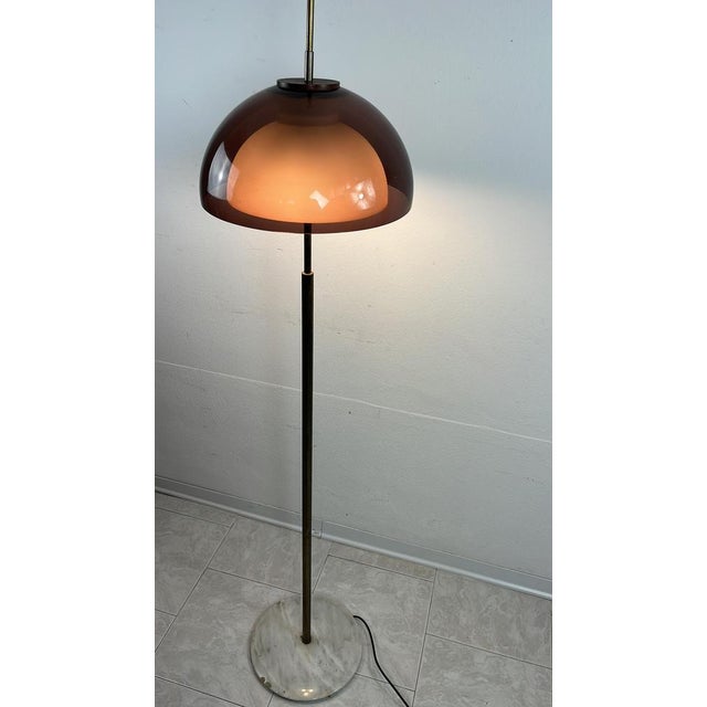 Purple Three-Light Floor Lamp from Stilux Milano, 1969 For Sale - Image 8 of 14