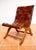 Mid-Century Cigar Leather Strap Slipper Lounge Chair attributed to Pierre Lottier for MCM, 1960s For Sale - Image 13 of 18
