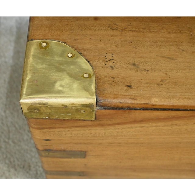 Camphorwood Marine Trunk, 1800s For Sale - Image 5 of 18