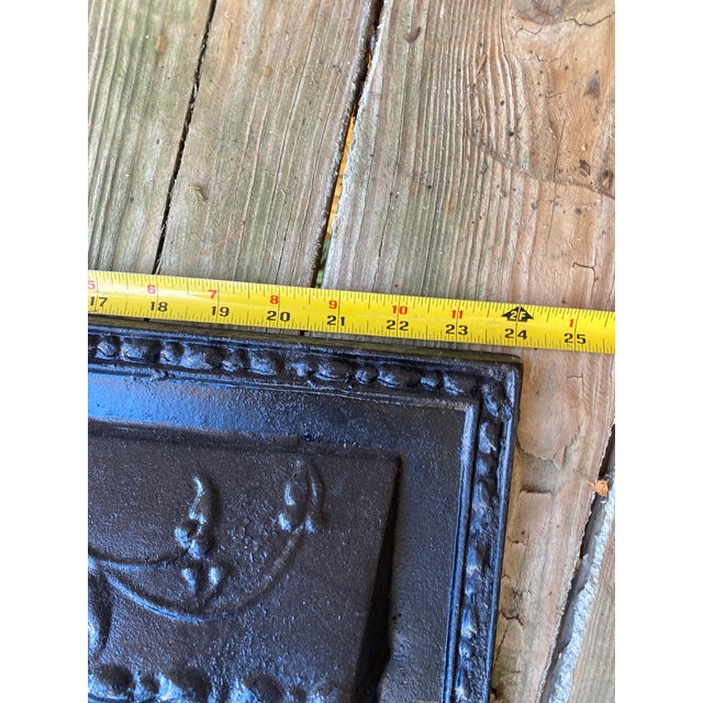 1940s Fleur De Lis Fireplace Surround For Sale - Image 13 of 15