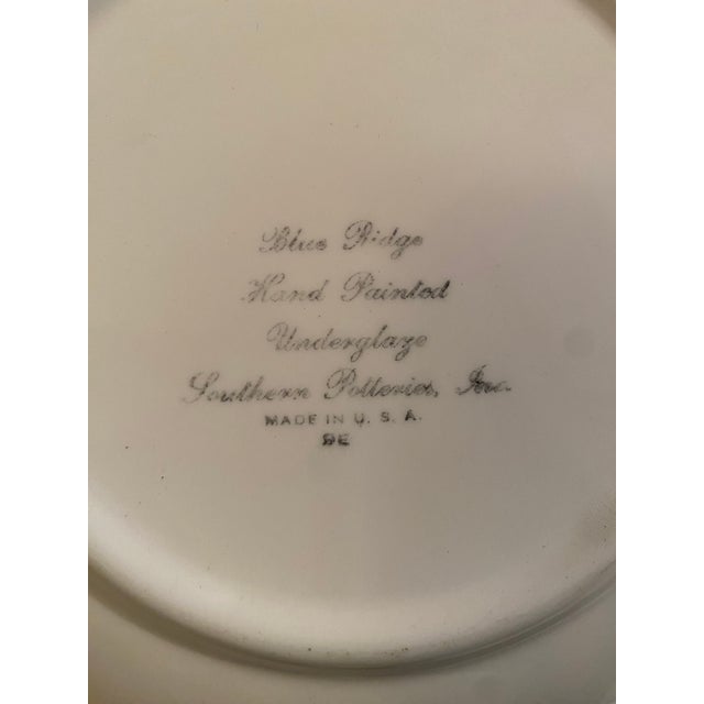 Vintage Blue Ridge Southern Pottery Autumn Apple Soup Bowl For Sale In Denver - Image 6 of 6