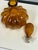 Diamond Star Amber Ribbed Glass Decanter, Vintage For Sale In San Francisco - Image 6 of 12