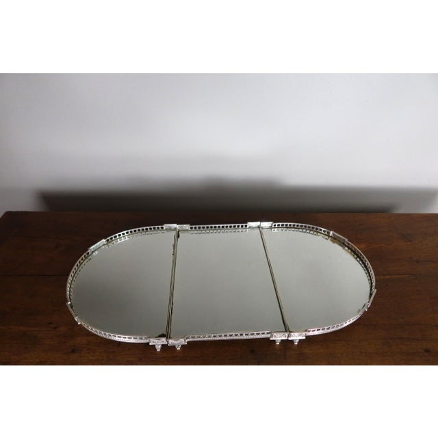 19th Century Silvered Bronze Centerpiece, Set of 3 For Sale - Image 4 of 11