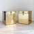 Vintage Pair of Brass Storage Trunk Side Tables For Sale - Image 4 of 13