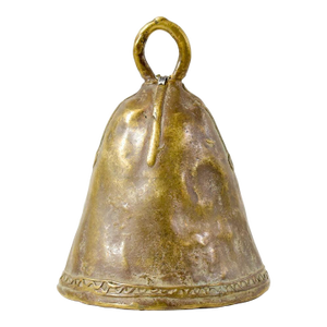 Early 20th Century Benue Brass Bell Nigeria
