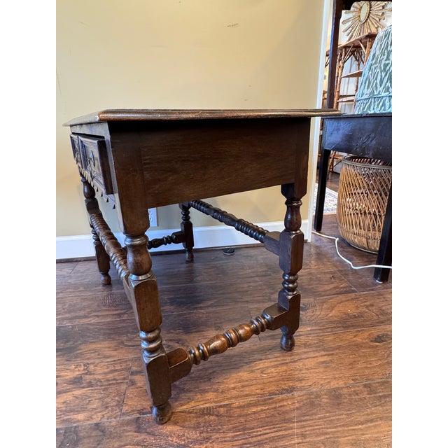 Brown 19th Century English Side Table For Sale - Image 8 of 10